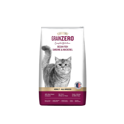 Grain Zero Ocean Fish, Sardine, and Mackerel Adult Dry Cat Food 1.2kg