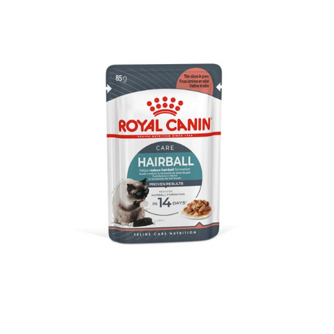 Royal Canin Adult Hairbal Care Gravy Salsa Wet Cat Food Pouches, 10.19 (Pack of 12)