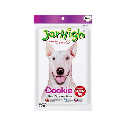 JerHigh Cookie Dog Treat, 70 g (Pack of 6)