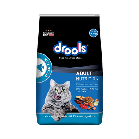 Drools Dry Cat Adult Food Ocean Fish 1.2kg