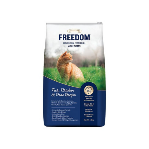 SIGNATURE Freedom Cat Adult Chicken 1.2 kg Dry Adult Cat Food
