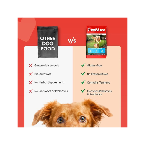 PetMax Adult Chicken & Rice Dry Dog Food (2.8Kg)