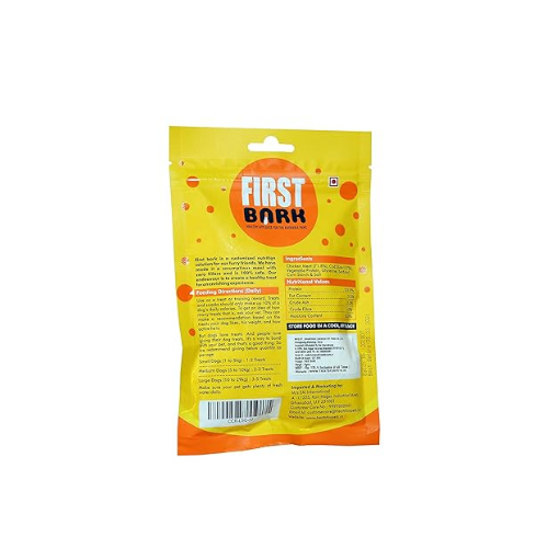 First Bark Yummylicious Treats Chicken & Cod Roll, Medium, 70 g (Pack of 3)