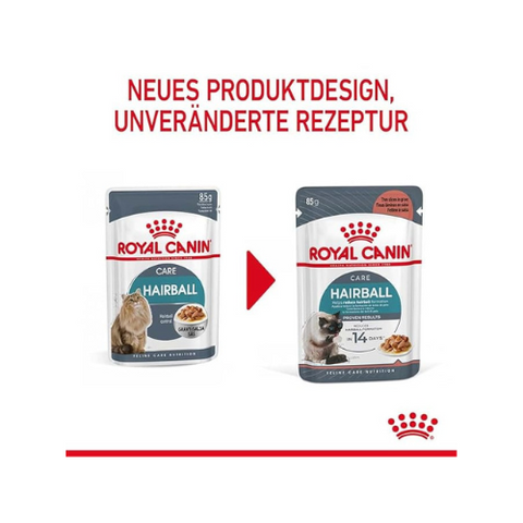 Royal Canin Adult Hairbal Care Gravy Salsa Wet Cat Food Pouches, 10.19 (Pack of 12)