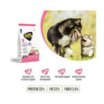 Sniffy Starter Dry Dog Food - 800 gm for Pregnant Mother & Weaning Puppy | Real Chicken & Egg, Power Packed High Protein Diet for All Breeds | Gluten Free Food for Dogs