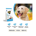 Sniffy Puppy Dry Dog Food - 3kg | Real Chicken & Egg, Power Packed High Protein Diet for All Breeds | Gluten Free Food for Dogs