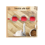 Cat Toys Rolling Ball Dog Ball，Self Rolling Dog Ball Interactive Cat Toys Automatic Cat Toy Self Moving Dog Toys, 360° Smart Automatic Rolling Ball Toy Electric Dog Balls for Cat (Red)