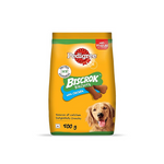 Pedigree Adult Dry Dog Food, Chicken & Vegetables, 20kg Pack & Pedigree Biscrok Biscuits Dog Treat (Above 4 Months) Chicken Flavour, 500g Pack