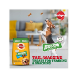 Pedigree Biscrok Biscuits (Above 4 Months) Dog Treats, Chicken Flavour, 500 g, Source of Calcium, Goodness of 15% Protein